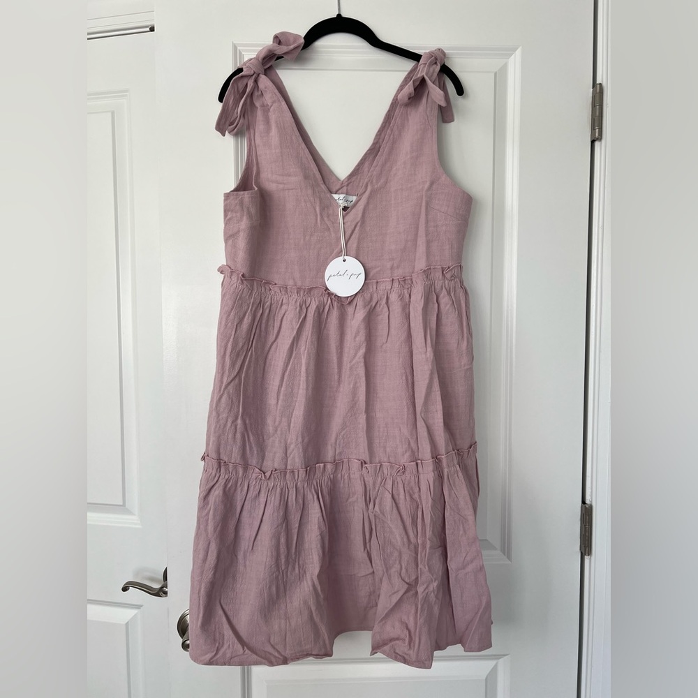 NWT Petal & Pup Erenda Lilac Sleeveless Tiered Dress - Picture 10 of 14